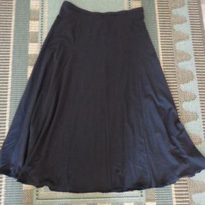 Jones New York Gored Knit Skirt S Dk Brown